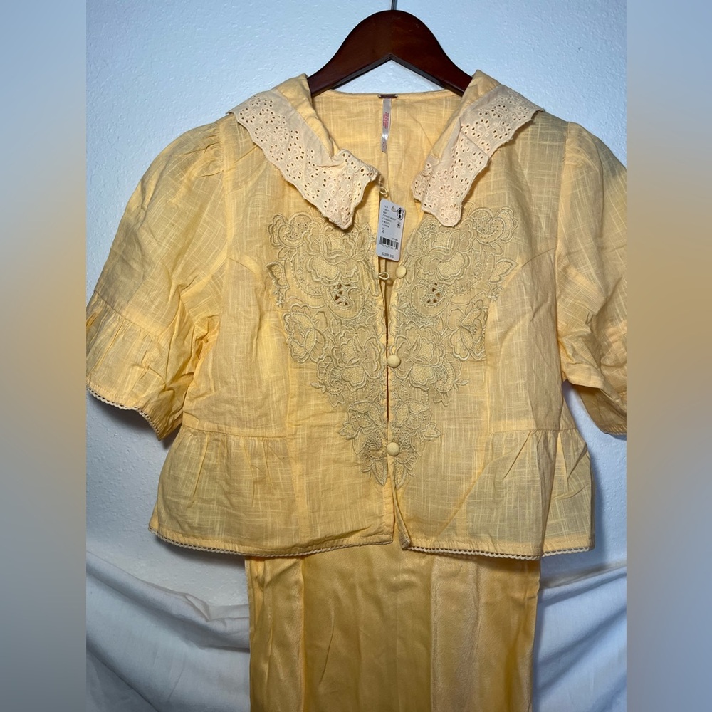 NWT! Free People Sweet Tea Midi Dress Set - Picture 10 of 15